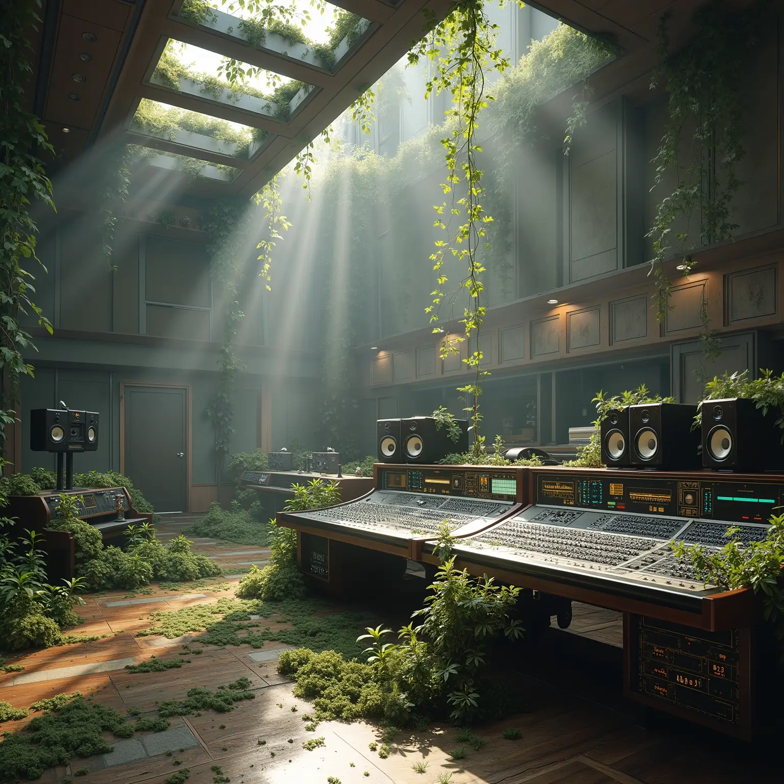 Un silence qui prend racine : quand la nature envahit le studio