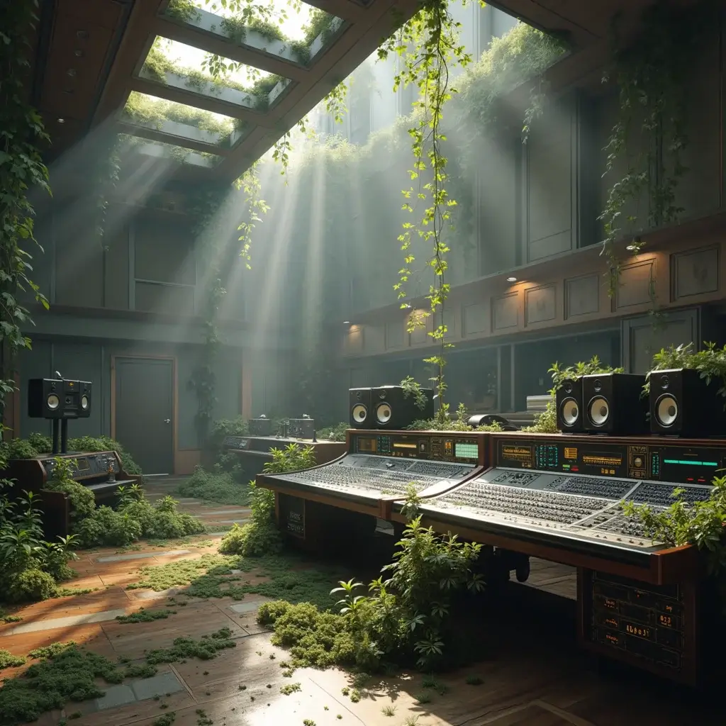Un silence qui prend racine : quand la nature envahit le studio